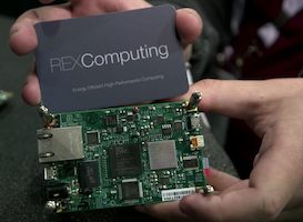 The Rex Computing Exhibit at the SC13 Emerging Tech Showcase eventually led to $1.3 Million in seed funding.