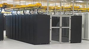 The Globally Accessible Data Environment (GLADE) is the centralized file service located at the NCAR-Wyoming Supercomputing Center in Cheyenne. (Photo courtesy David Read, NCAR.)