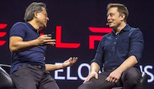 Jen-Hsun Huang and Elon Musk