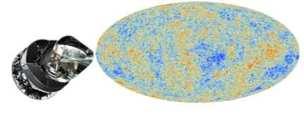 The ESA Planck satellite (left) currently provides the best and cleanest cosmological information available, offering an exquisite full-sky map of the temperature of our Universe (right). Planck 2 data was released February 5, 2015. Images courtesy of: ESA Planck Collaboration