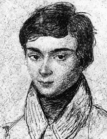 A portrait of French Mathematician Évariste Galois at the age of about 15